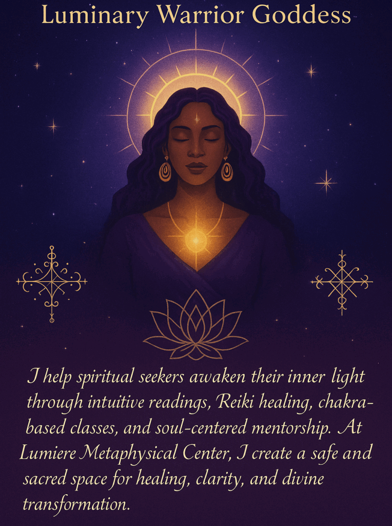 Lumiere Metaphysical Center Founder.